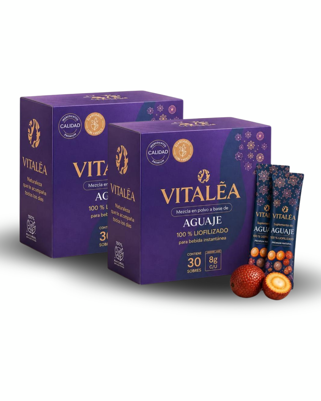 Vitalea - Equilibrio natural sabor a Aguaje por 2 Cajas